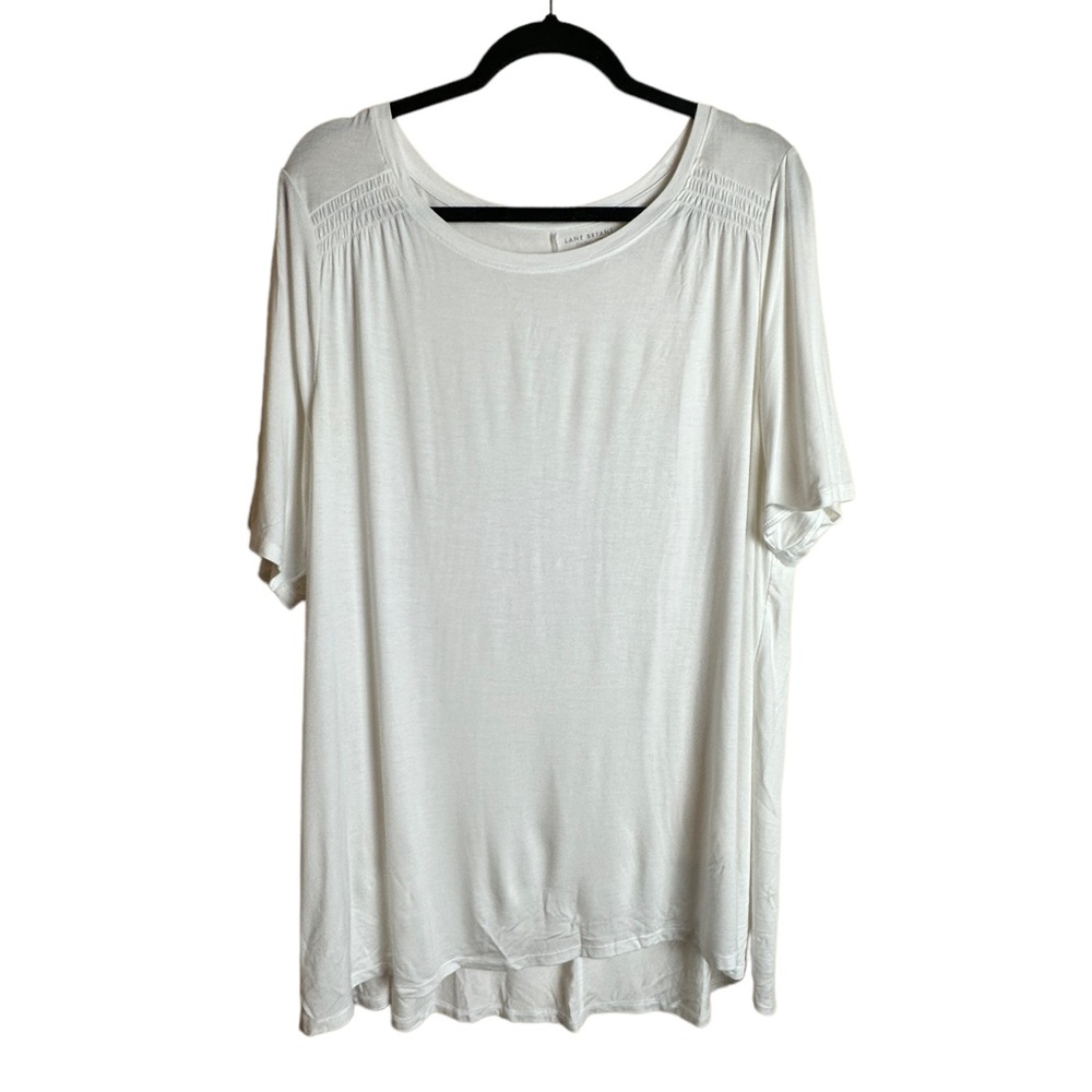 Lane Bryant NWT White Swing Tee Short Sleeve T-Shirt Womens Size 18 / 20